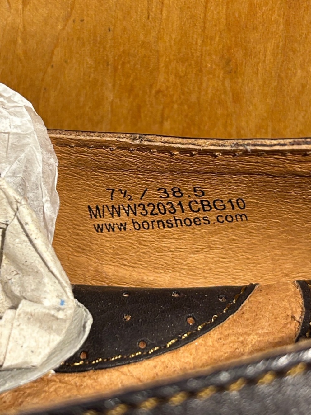 NWOT Born leather loafers - Picture 4 of 13